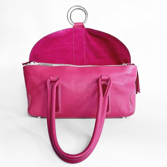 Hot Pink Billy Bag London Sachel - Picture 8 of 14
